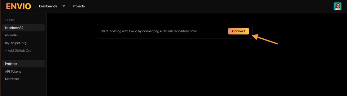 Connect a repo